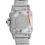 Cartier Santos 0902 (1999) - Wit wijzerplaat 24mm Goud/Staal (5/6)