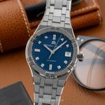 Maurice Lacroix Aikon AI6006-SS002-450-1 (Unknown (random serial)) - Blue dial 35 mm Steel case (1/8)