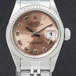 Rolex Lady-Datejust 69174 (1998) - Roze wijzerplaat 26mm Staal (1/7)