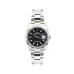 Rolex Datejust 36 126234 (Onbekend (willekeurig serienummer)) - Zwart wijzerplaat 36mm Staal (2/8)