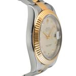Rolex Datejust II 116333 (Unknown (random serial)) - Silver dial 41 mm Gold/Steel case (7/8)