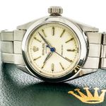 Rolex Oyster 6410 (1956) - Champagne wijzerplaat 24mm Staal (8/8)