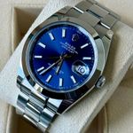 Rolex Datejust 41 126300 (2022) - Blue dial 41 mm Steel case (3/7)