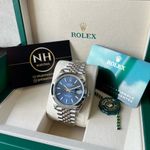 Rolex Datejust 41 126300 (2025) - Blauw wijzerplaat 41mm Staal (8/8)