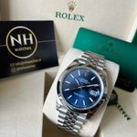 Rolex Datejust 41 126300 (2025) - Blauw wijzerplaat 41mm Staal (3/8)