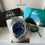 Rolex Datejust 41 126300 (2025) - Blauw wijzerplaat 41mm Staal (2/8)