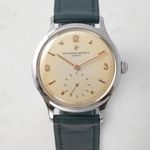 Vacheron Constantin Vintage 4301 (1950) - Zilver wijzerplaat 35mm Staal (1/8)