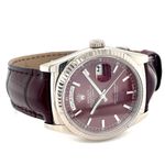 Rolex Day-Date 36 118139 (2022) - Red dial 36 mm White Gold case (2/8)