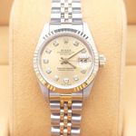 Rolex Lady-Datejust 69173 (1997) - Champagne dial 26 mm Gold/Steel case (1/8)