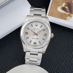 Rolex Oyster Perpetual 34 114200 (Unknown (random serial)) - Silver dial 34 mm Steel case (3/8)