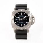 Panerai Luminor Submersible 1950 3 Days Automatic PAM01305 (2021) - Black dial 47 mm Titanium case (3/8)