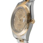 Rolex Datejust II 116333 (2014) - Champagne wijzerplaat 41mm Goud/Staal (5/8)