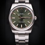 Rolex Air-King 114200 (Unknown (random serial)) - Green dial 34 mm Steel case (1/5)