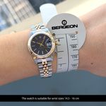 Rolex Lady-Datejust 79173 (2002) - Blue dial 26 mm Gold/Steel case (2/8)