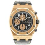 Audemars Piguet Royal Oak Offshore Chronograph 26470OR.OO.A002CR.02 (2021) - Zwart wijzerplaat 42mm Roségoud (1/8)