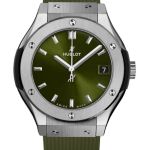 Hublot Classic Fusion 565.NX.8970.RX (2026) - Groen wijzerplaat 38mm Titanium (1/1)