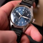 IWC Pilot Mark IW328203 (Unknown (random serial)) - Blue dial 40 mm Steel case (1/4)