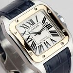 Cartier Santos 100 2656 (Onbekend (willekeurig serienummer)) - 38mm Staal (3/8)