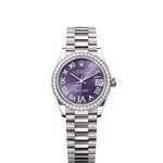 Rolex Datejust 31 278289RBR (2022) - Paars wijzerplaat 31mm Witgoud (1/5)