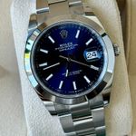 Rolex Datejust 41 126300 (2024) - Blue dial 41 mm Steel case (1/7)