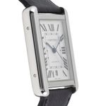Cartier Tank Solo WSTA0029 (Onbekend (willekeurig serienummer)) - Zilver wijzerplaat 31mm Staal (7/8)