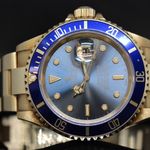 Rolex Submariner Date 16618 (1986) - Blue dial 40 mm Yellow Gold case (1/7)