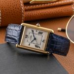 Cartier Tank W1013754 (1999) - White dial Silver case (2/8)