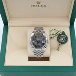 Rolex Datejust 41 126334 (Onbekend (willekeurig serienummer)) - Grijs wijzerplaat 41mm Staal (1/8)