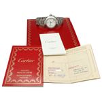 Cartier Pasha C 2324 (1997) - White dial 35 mm Steel case (5/7)