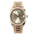 Rolex Day-Date 40 228235 (2023) - Grey dial 40 mm Rose Gold case (1/7)