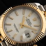 Rolex Datejust 41 126333 (2018) - White dial 41 mm Gold/Steel case (3/7)