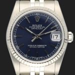 Rolex Datejust 31 68274 (1987) - Blue dial 31 mm Steel case (2/8)