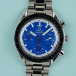 Omega Speedmaster 3510.81 (1999) - Blue dial 39 mm Steel case (1/8)