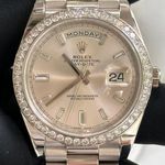 Rolex Day-Date 228349RBR (2024) - Silver dial 48 mm White Gold case (2/5)