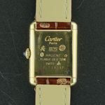 Cartier Tank Vermeil 2415 (1980) - Rood wijzerplaat 20mm Zilver (3/8)