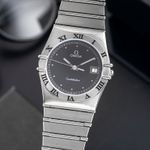 Omega Constellation 396.1070 (1986) - Zwart wijzerplaat 32mm Staal (3/8)