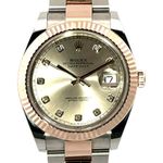 Rolex Datejust 41 126331 (2022) - Pink dial 41 mm Steel case (1/8)