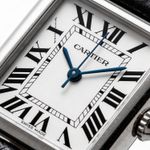 Cartier Tank Solo W5200005 (Unknown (random serial)) - White dial 24 mm Steel case (3/4)