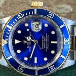 Rolex Submariner Date 16613 (1990) - Blue dial 40 mm Gold/Steel case (1/7)