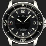 Blancpain Fifty Fathoms 5015-1130-52A (2019) - Zwart wijzerplaat 45mm Staal (2/8)