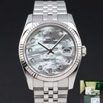 Rolex Datejust 36 116234 (2006) - Pearl dial 36 mm Steel case (1/8)