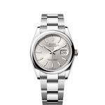 Rolex Datejust 36 126200 (2024) - Zilver wijzerplaat 36mm Staal (1/8)