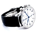 IWC Portuguese Chronograph IW371446 (2016) - Silver dial 41 mm Steel case (4/8)