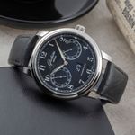 Glashütte Original Senator Observer 100-14-07-02-30 (Unknown (random serial)) - Black dial 44 mm Steel case (2/8)