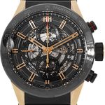 TAG Heuer Carrera Calibre HEUER 01 CAR205A.FT6087 (2019) - Transparent dial 43 mm Gold/Steel case (2/5)