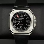 Bell & Ross BR 05 BR05G-BL-ST/SRB (2025) - Zwart wijzerplaat 42mm Staal (1/1)