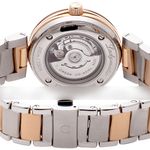 Omega De Ville Ladymatic 425.20.34.20.55.001 (2024) - Pearl dial 34 mm Gold/Steel case (3/4)