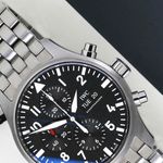 IWC Pilot Chronograph IW377710 (2016) - Zwart wijzerplaat 43mm Staal (3/8)