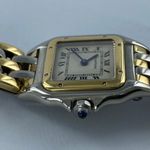 Cartier Panthère 1057917 (Unknown (random serial)) - Silver dial 22 mm Gold/Steel case (4/6)