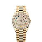 Rolex Day-Date 36 128348RBR (2025) - Diamant wijzerplaat 36mm Geelgoud (1/1)